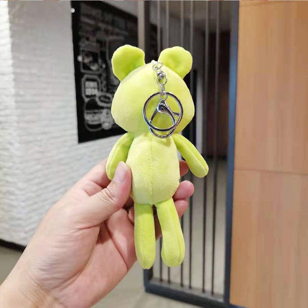 Móc Khóa Xe Hơi / Ba Lô / Túi Xách Bằng Vải Bông Cá Tính Phong Cách Hàn Quốc Dành Cho Nam Nữ