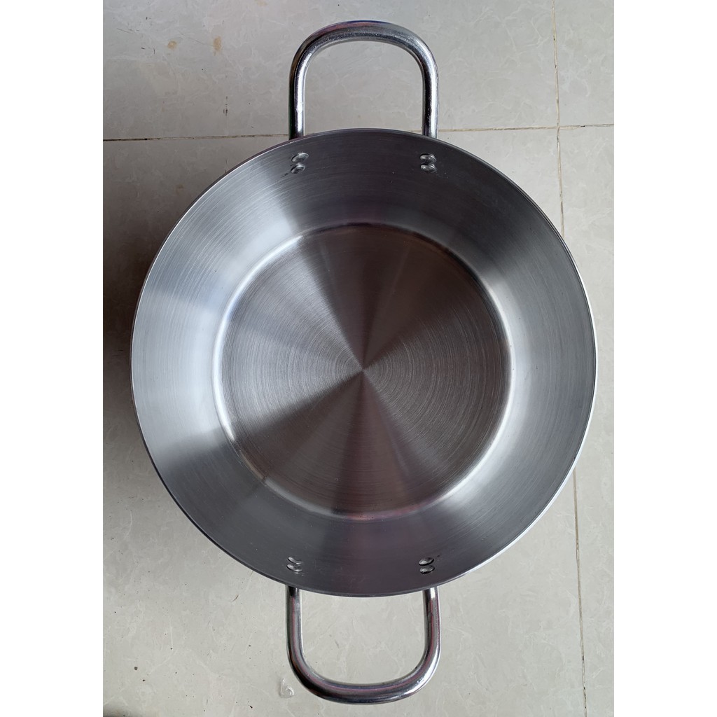 Nồi nhôm Bình Minh kích cỡ 50cm nồi làm thủ công tỉ mỉ, bền nhẹ, truyền nhiệt nhanh dẫn nhiệt tốt của gia dụng Du Thủy