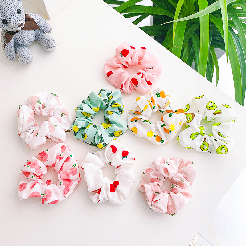 Dây Buộc Tóc Hình Trái Cây Xinh Xắn Cho Nữ