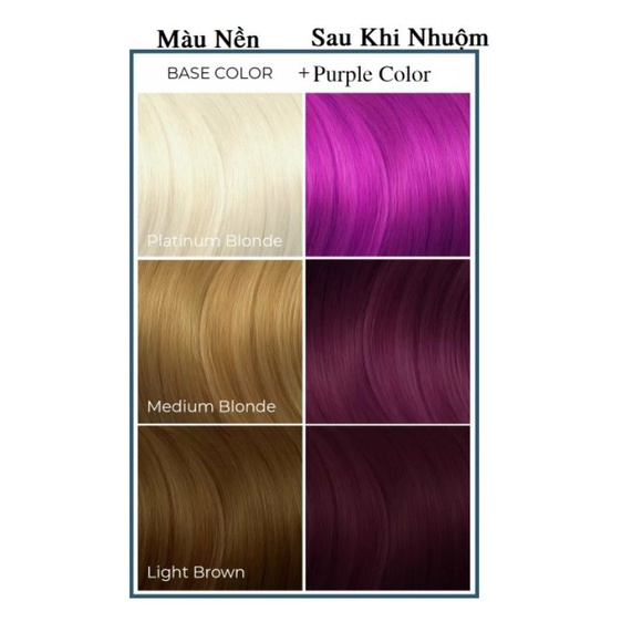 Kem Nhuộm Tóc Nhật Bản Collagen Silk Màu Tím Mix 0/66