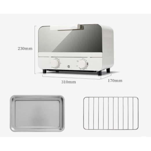 Lò Nướng Dung Tích 10L，Lò Nướng Mini