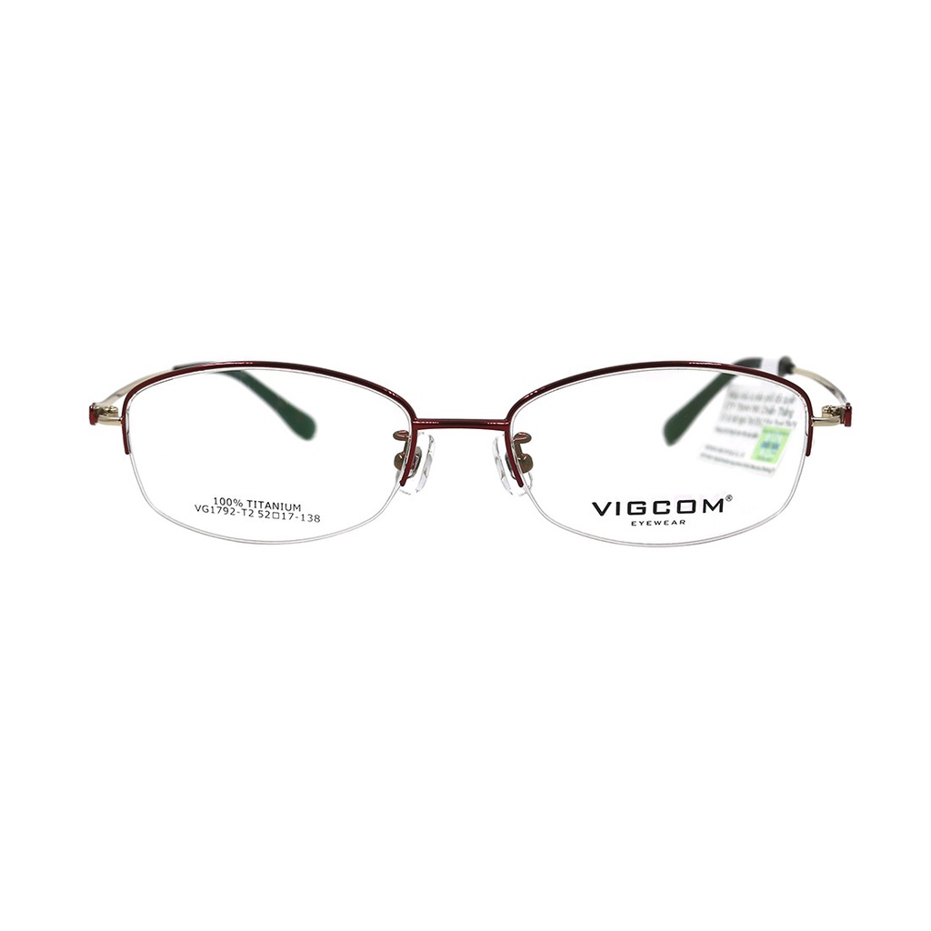 Gọng kính Vigcom VG1792 chính hãng, thiết kế dễ đeo bảo vệ mắt