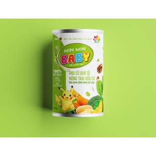 BỘT ĂN DẶM RAU CỦ QUẢ CHO BÉ TỪ 5 THÁNG TUỔI Min Min 500g
