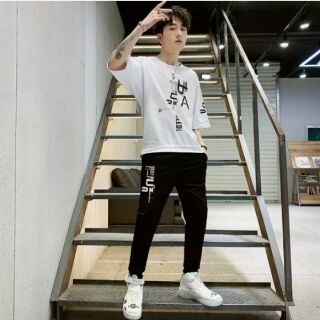 Combo 2 bộ quần áo thun nam