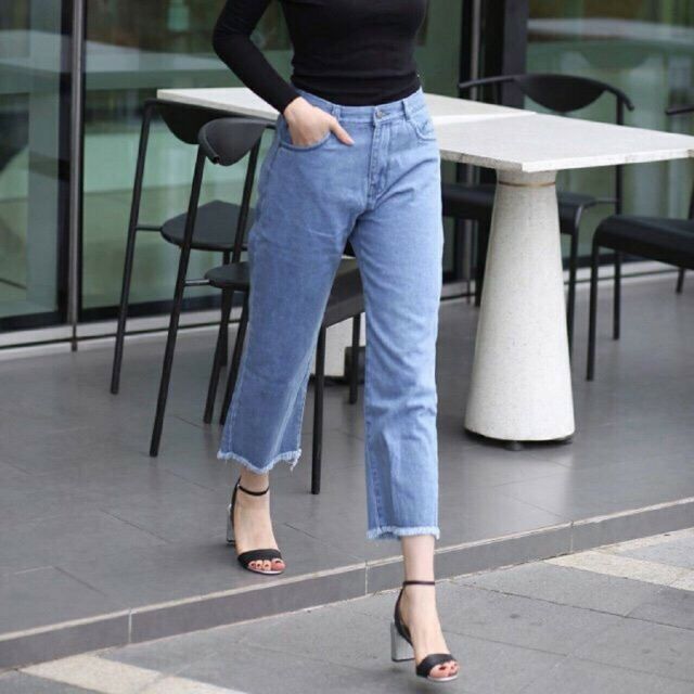 QUẦN BAGGY JEAN - QUẦN JEAN NỮ GIRLS CHUẨN MỰC BTA 12