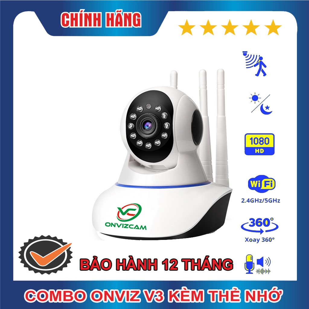 [Free ship] Camera Yoosee / Camera carecam pro CC1021 ONVIZCAM V3 không dây chính hãng