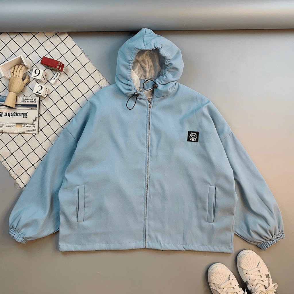 ÁO KHOÁC HOODIE NAM NỮ CÓ DAY KÉO MÀU SẮC TƯƠI SÁNG HỌA TIẾT XINH SẮN