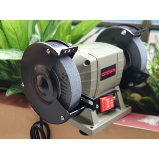 Máy mài 2 đá Crown CT13331 (200W), đĩa mài 125mm