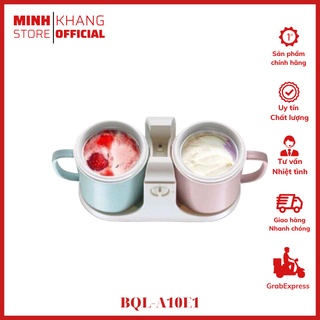 Máy làm kem mini Bear 1 Lít - Dụng cụ làm kem đơn giản tại nhà, nhỏ gọn, tiện lợi, dễ sử dụng