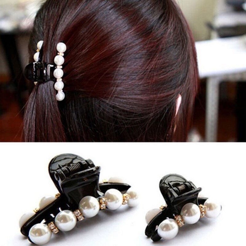 Kẹp tóc đính hoa pha lê thời trang