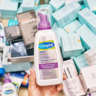 Sữa rửa mặt giảm dầu, ngăn ngừa mụn Cetaphil Dermacontrol Oil Control Foam Wash 235ml