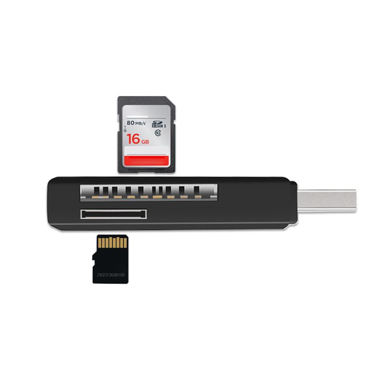 Đầu Đọc Thẻ Nhớ Tốc Độ Cao USB 3.0 Cho SDXC TF T-Flash 2 Trong 1