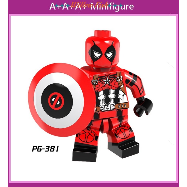 Mô Hình Lego Mini Pg8093 Siêu Anh Hùng Bain Wolverine Deadpool Đội Us Team