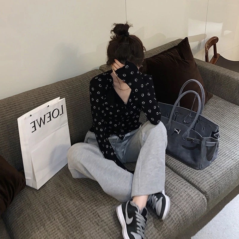 Áo Sơ Mi Ngắn Phong Cách Hàn Quốc Thời Trang Mùa Thu