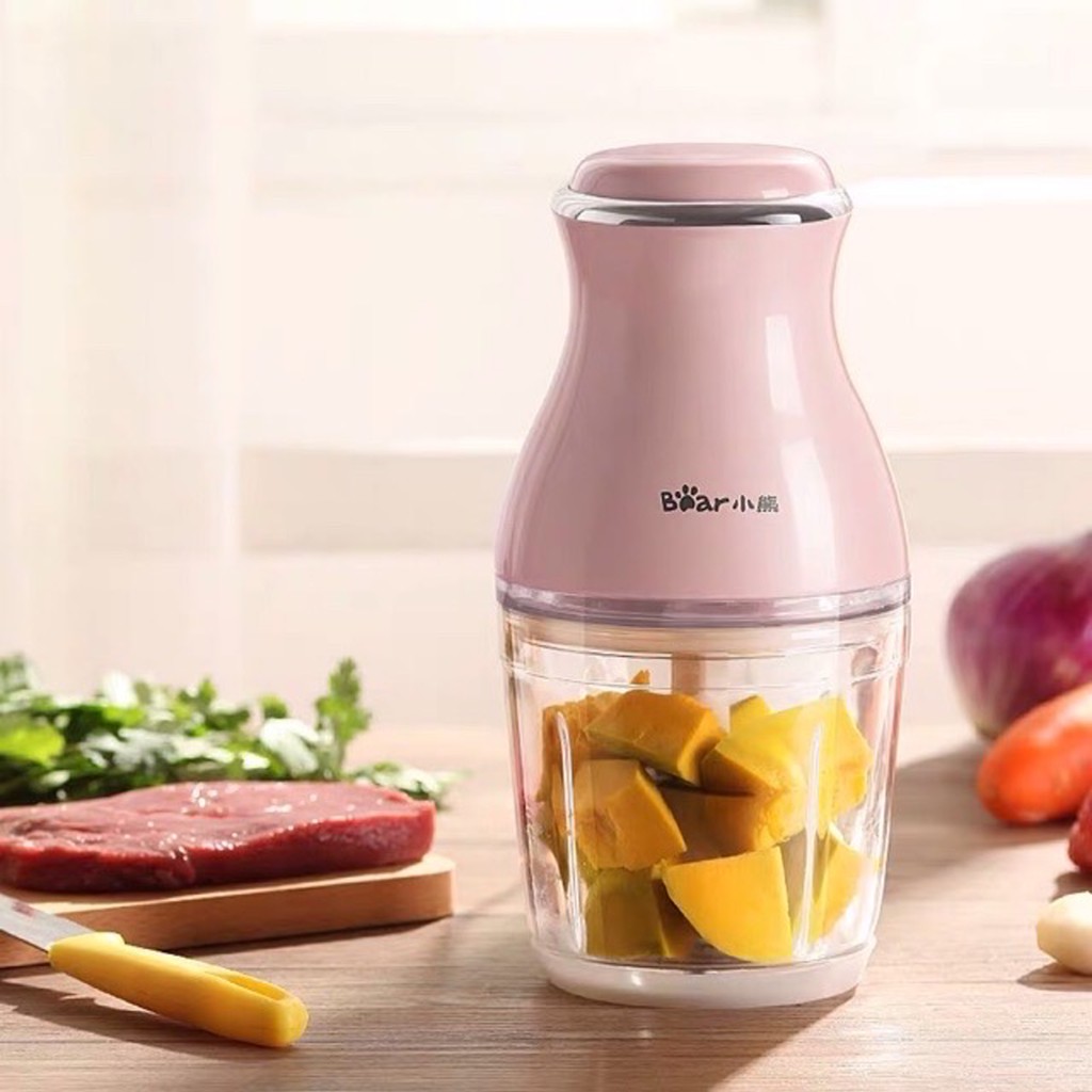 Máy xay đa năng Bear 0,6 L chế biến đồ ăn dặm cho bé