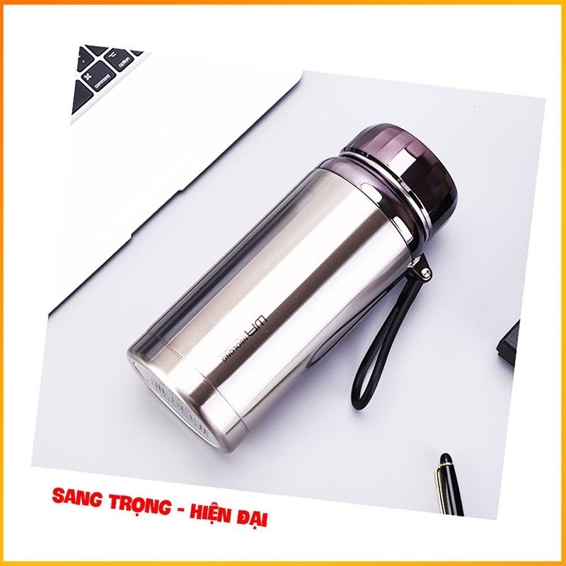 [Tặng quà 15k] Bình Nước Giữ Nhiệt Inox 1,5L GLAMO HOME chịu nhiệt, giữ nhiệt tốt, thiết kế tinh tế sang trọng