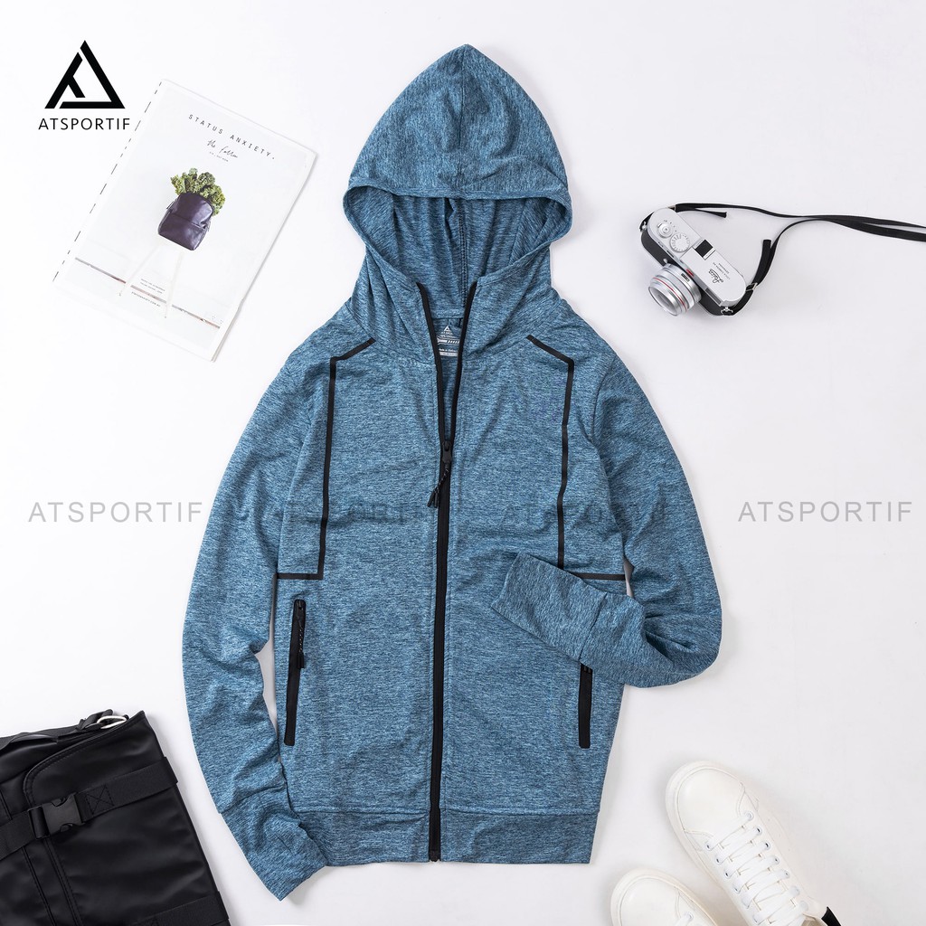 Áo khoác chống nắng Nam ATSPORTIF dòng áo đi nắng nam cao cấp,Chất sợi tre cool,co dãn chống nắng chống tia UV chống bụi