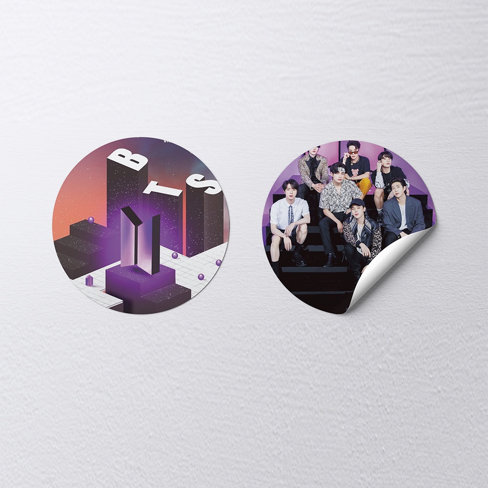 100 Miếng Dán Chống Nước Hình Nhóm Nhạc BTS