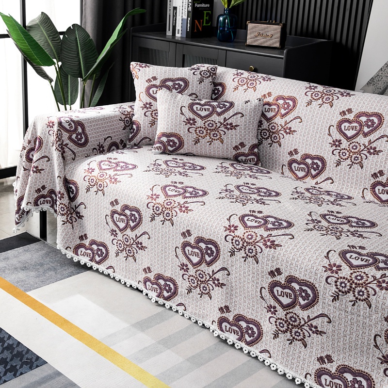 Khăn Sofa Cotton Lanh   Sofa Hiện Đại Đơn Giản Bọc Vải Thảm Khăn Thông Dụng Bốn Mùa Khăn Phủ Bọc Ghế Sofa