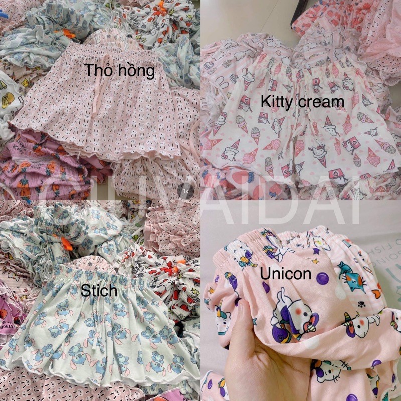 Quần Đùi Nữ 💖30 Mẫu Ảnh Thật💖 Short Ngủ Ống Rộng Mặc Nhà Hoạt Hình Cute | BigBuy360 - bigbuy360.vn