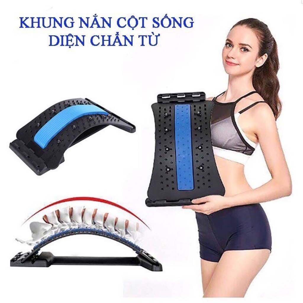 Dụng Cụ mɑssage Hỗ Trợ Tập Lưng, Cổ, Vai, Gáy - Khung Nắn Chỉnh Cột Sống Và Điều tɾị Thoát Vị Đĩa Đệm