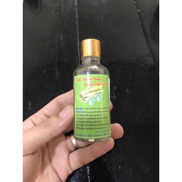 Tinh dầu sả chanh NGUYÊN CHẤT 100% - 50ml