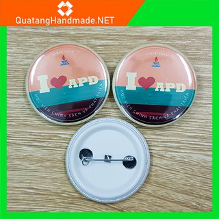 Combo 5 Chiếc Pin Cài Cái Áo - Huy Hiệu Cài Áo - Quà Tặng Lưu Niệm