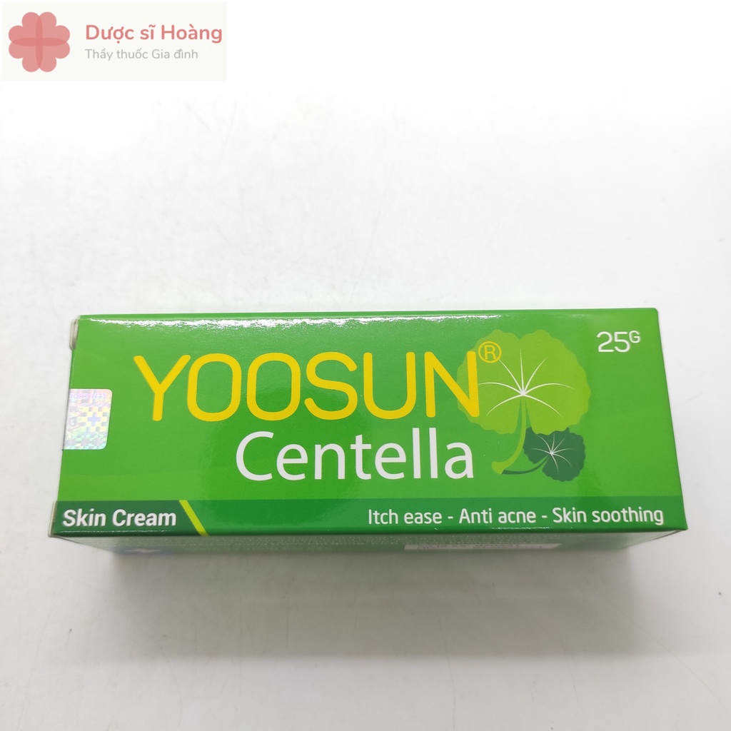 Kem Ngừa Mụn, Ngừa Thâm Yoosun Nghệ 25g , Rau Má 25g &50g