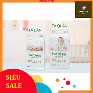 Bỉm dán/quần baby organic⚡quà tặng tháng 9⚡️siêu an toàn cho bé size s66/m56/l46/m54/l50/xl46/xxl40