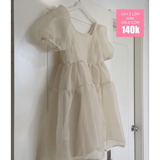 Váy dáng babydoll bồng bềnh