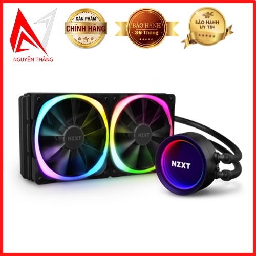 Tản nhiệt nước CPU NZXT Kraken X53 / X63 (Black / White) (240mm / 280mm) RGB Chính hãng