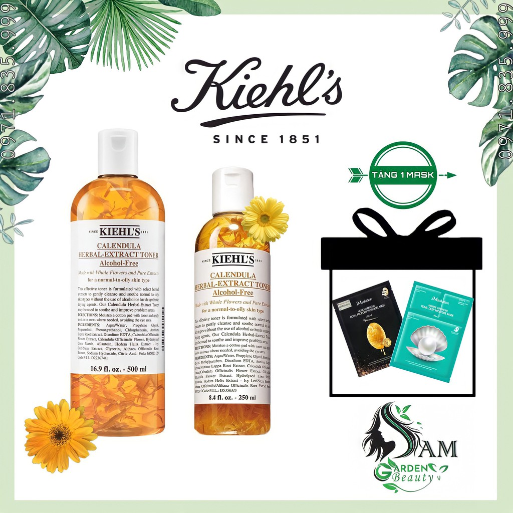 Toner Hoa Cúc Kiehl's 250ml-500ml - Sữa rửa mặt Hoa Cúc Kiehl's - Toner Kiehls Hàng Chính Hãng đủ Bill