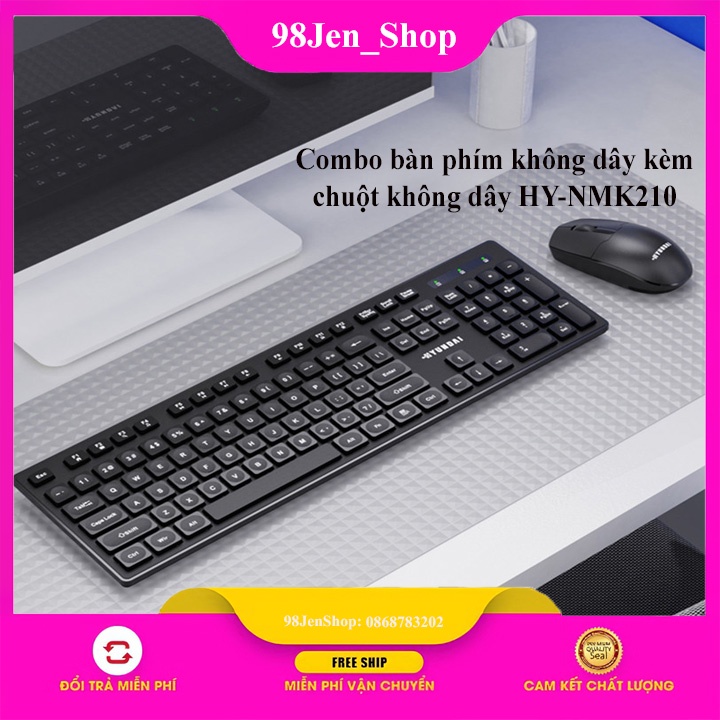 Combo Bàn phím không dây kèm chuột không dây HY-NMK210
