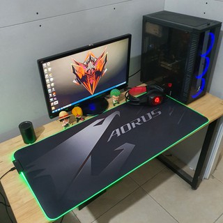 Lót chuột RGB Size 80x30cm, 90x40cm Dày 3mm Siêu bền