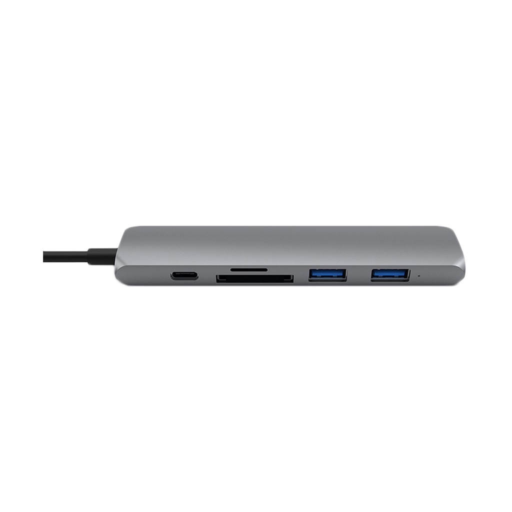 Hub chuyển đổi USB TypeC 6 trong 1, cổng chuyển đổi HUB USB TypeC to HDMI, 1 cổng HDMI 4k UHD , 2 cổng USB 3.
