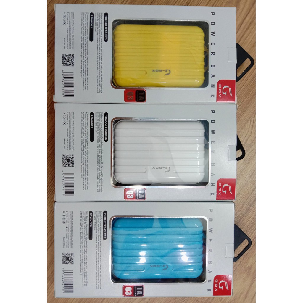 [Mã ELORDER5 giảm 10K đơn 20K] PIN SẠC DỰ PHÒNG GQX 8000MAH