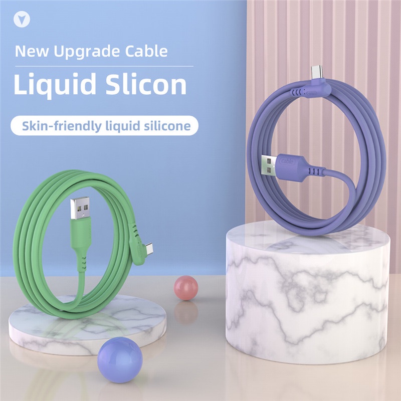 90 DEGREE Dây Cáp Sạc Nhanh Góc 90 Độ Cho for iphone Và Android 5a