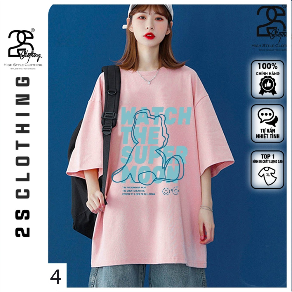 Áo Phông Tay Lỡ Nam Nữ Unisex 2S Clothing, Áo Thun Rộng Tay Lỡ Basic Phom Rộng Freesize TV114