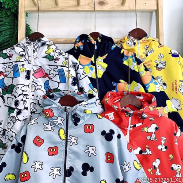🔥𝐆𝐈𝐀́ 𝐒𝐈̉🔥215 Áo Khoác Dù Hoạt Hình Mẫu Mới Siêu Hot. | BigBuy360 - bigbuy360.vn