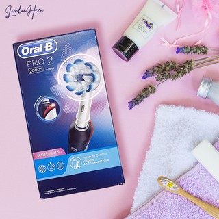 Bàn chải điện oral-b chăm sóc răng nhạy cảm ❤ oral-b pro2 2000s