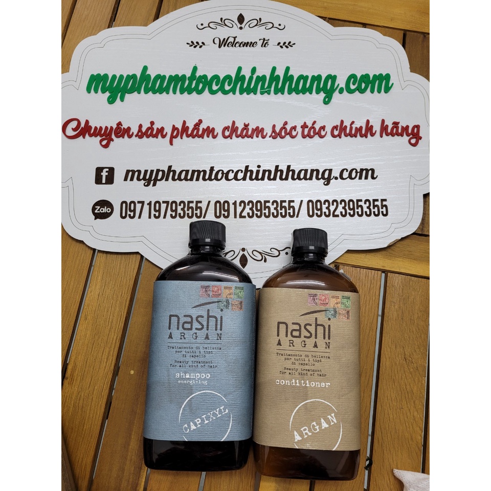 DẦU GỘI XẢ NASHI CHỐNG RỤNG NASHI CAPIXYL 200ml 500ML