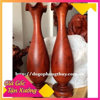 [Mã HUYNHSHOP free ship cho đơn 250k]  Cặp Lục bình gỗ hương cao 40cm