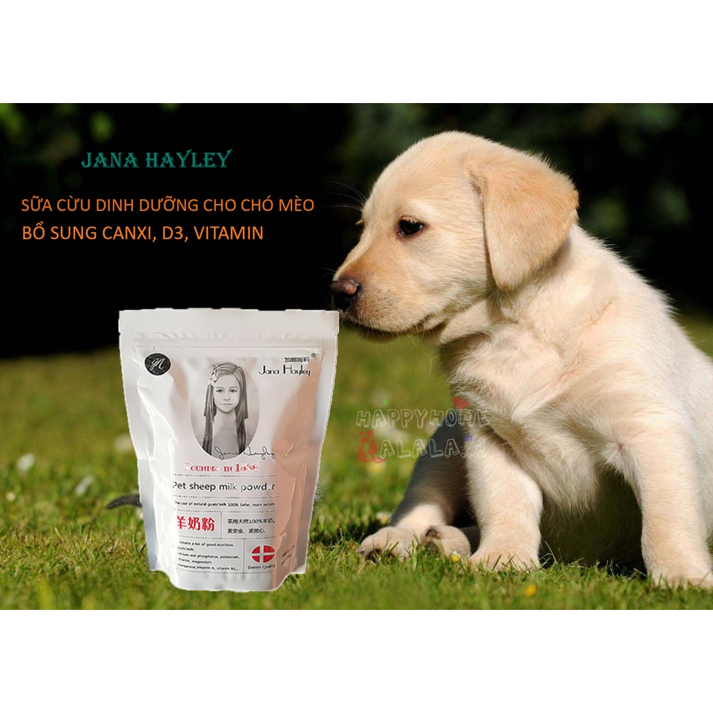 Sữa cừu dinh dưỡng cho chó mèo JANA HAYLEY 400g
