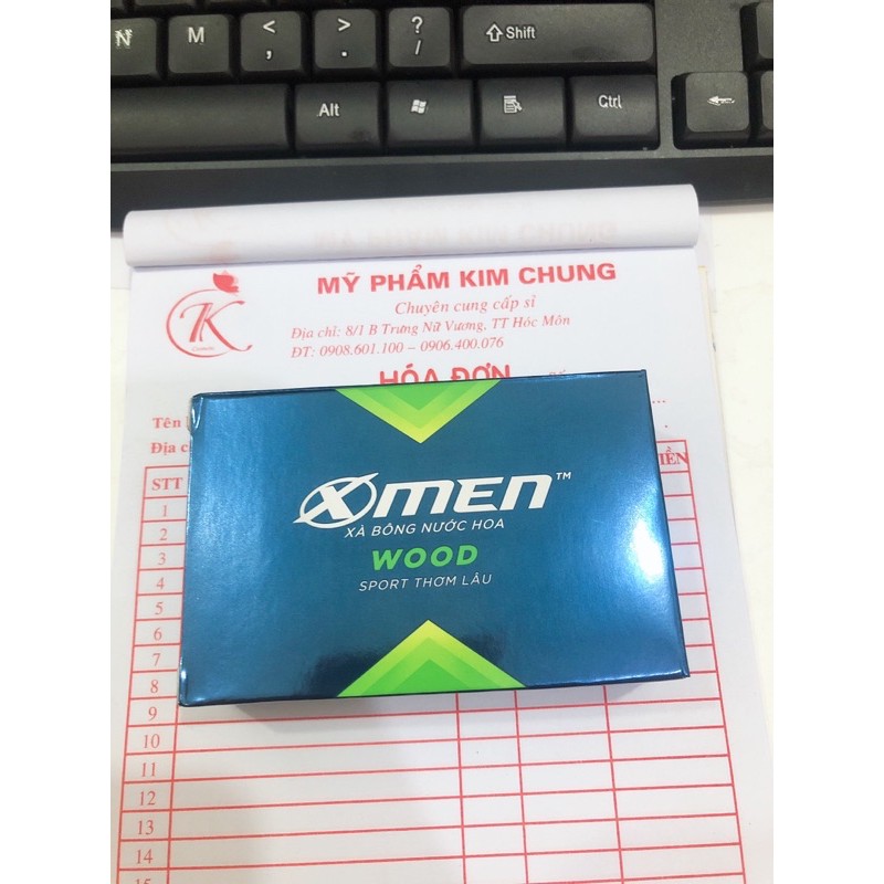 cục xà phòng tắm Xmen nước hoa 90g