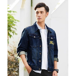 Áo khoát jeans nam cực chất, co dãn, ms 08
