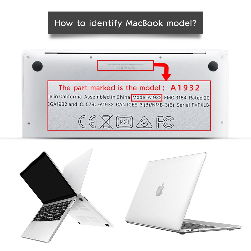 Laptop Transparent Case For Macbook Pro Retina 12 13 15 Air 11 13 Hard PC Cover For Macbook