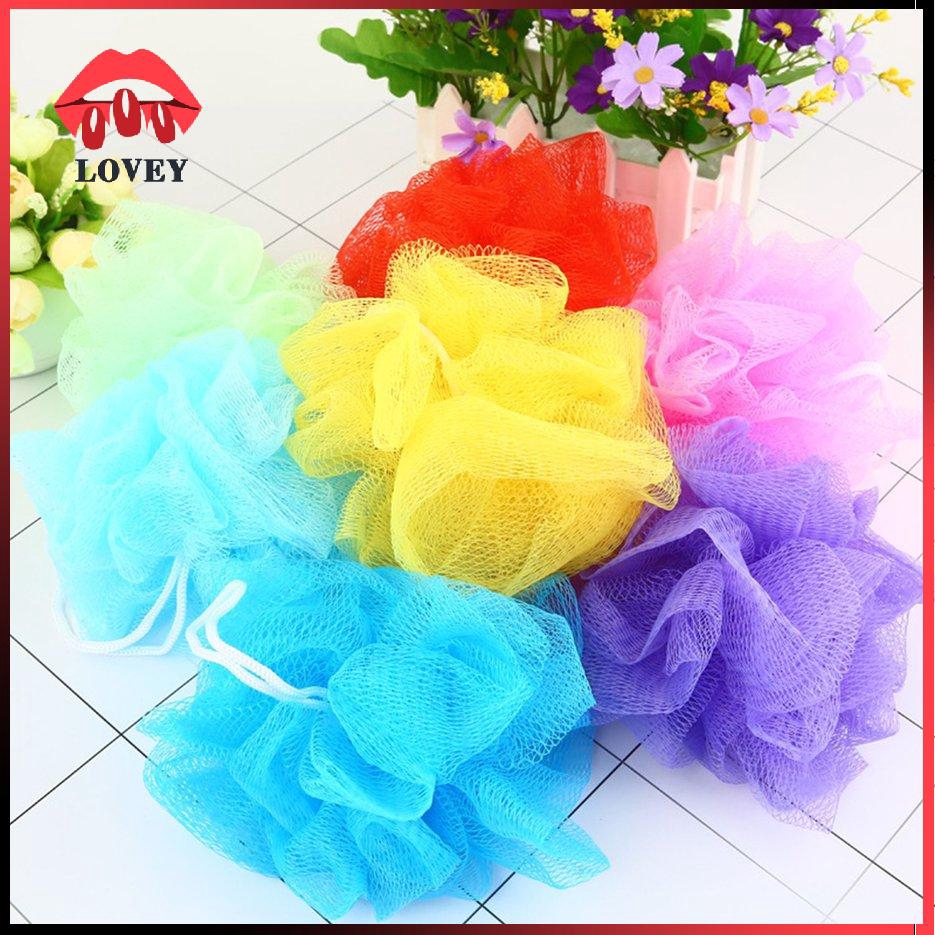 [Hàng mới về] Bông Tắm Tạo Bọt Vệ Sinh Làm Sạch Cơ Thể Tiện Lợi
