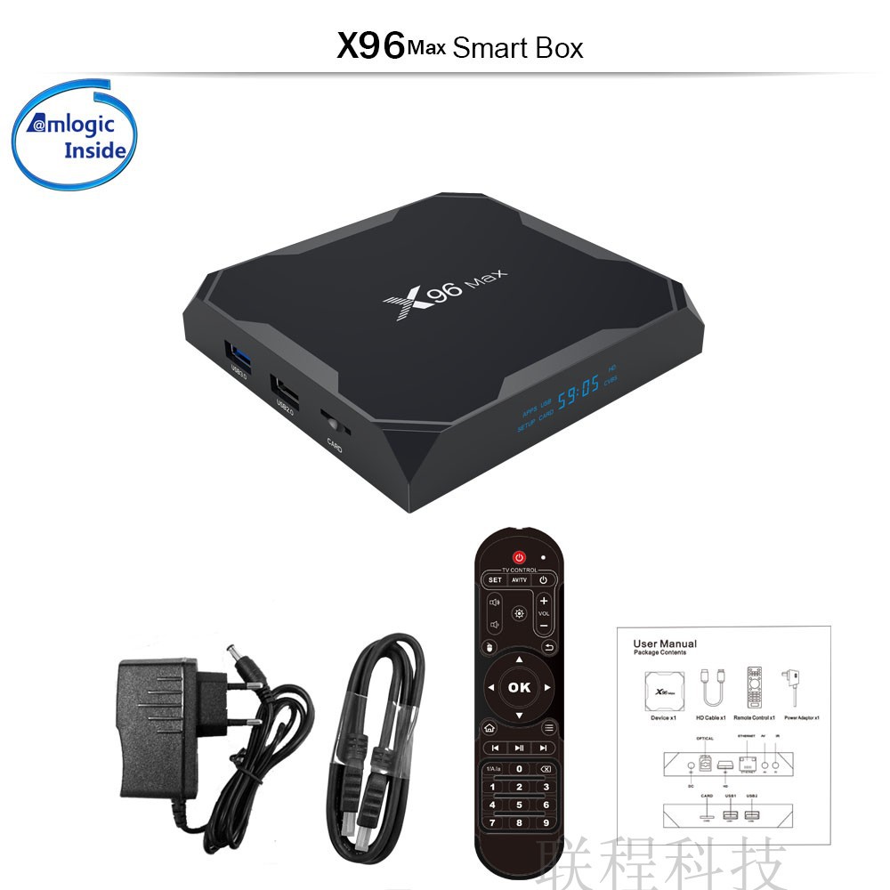 Sản phẩm mới: HỘP TV BOX ANDROID X96MAX + SET-TOP BOX S905X3 WIFI GIGABIT MẠNG BLUETOOTH 8K; RAM 4G;