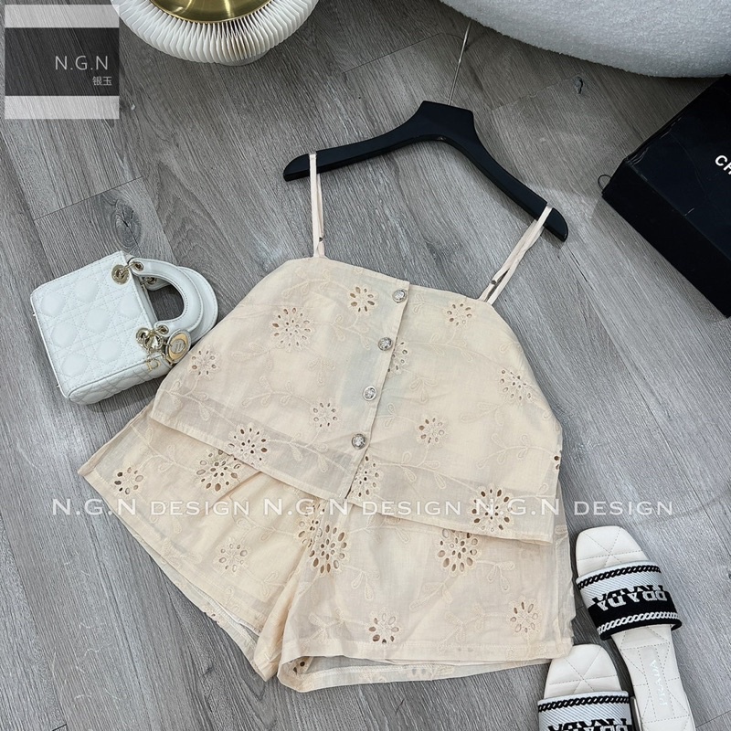 Set hai dây thô hoa