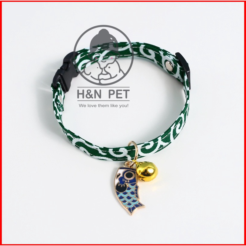 Vòng cổ cho chó mèo hình cá phong cách Nhật Bản H&amp;N PET
